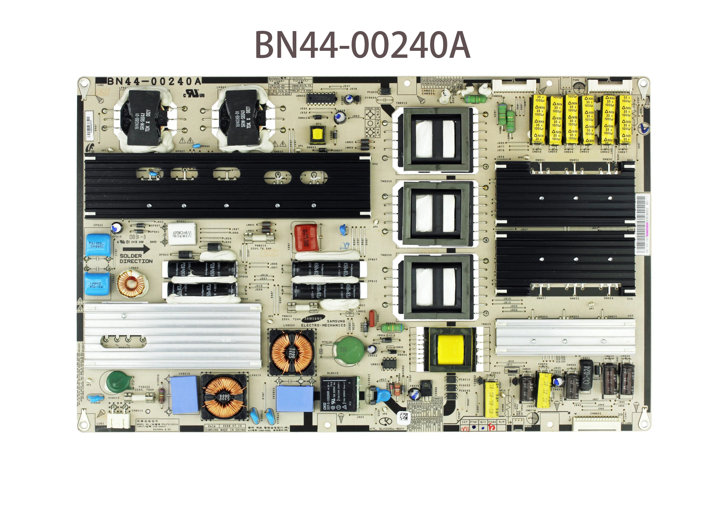 

Original BN44-00240A Power Board is for LN52A850S1FXZA LN52A850S1FXZC LN52A860S2FXZA LN52A850S1F 52 Inch TV Supply Parts