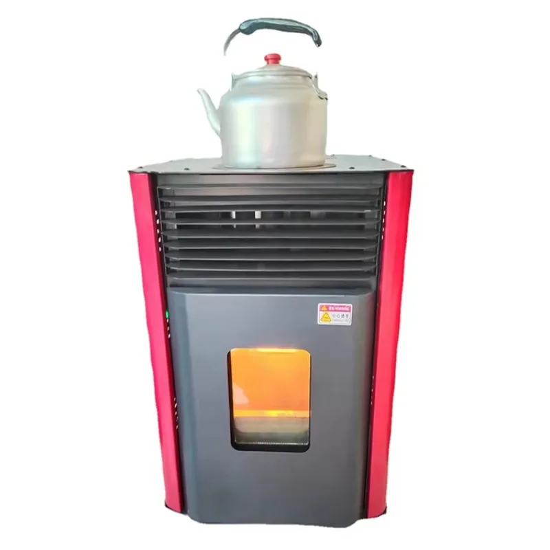 Can cook pellet stove 12kw auto-feeding and auto-ignitor wood pellet stove  Automatic Pellet Stove