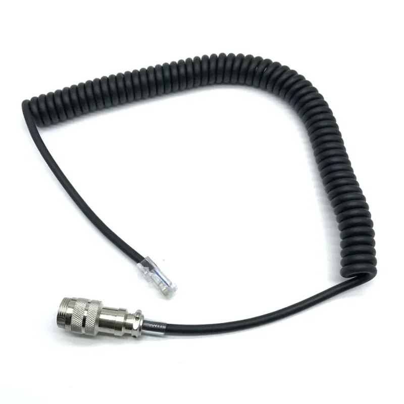 

New aviation Connector 8 pin to RJ45 modular Mic Microphone Adapter cable for Yaesu FT-450D FT-897D FT-991 FT-891 Radio