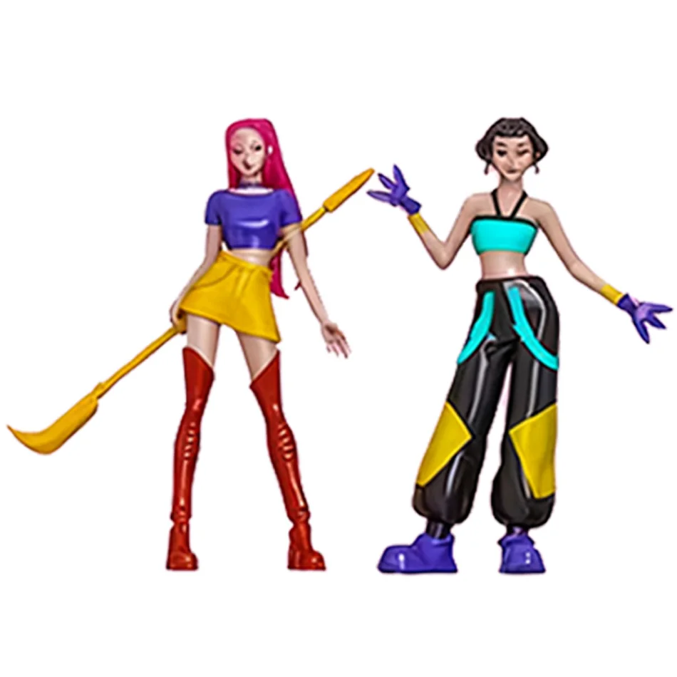 مجموعة شخصيات كرتونية من Kpop Demon Hunters - نماذج أكشن PVC Rumi Mira Zoey ديكور سطح المكتب هدية للأطفال لعبة صياد النمر القابلة للجمع #5