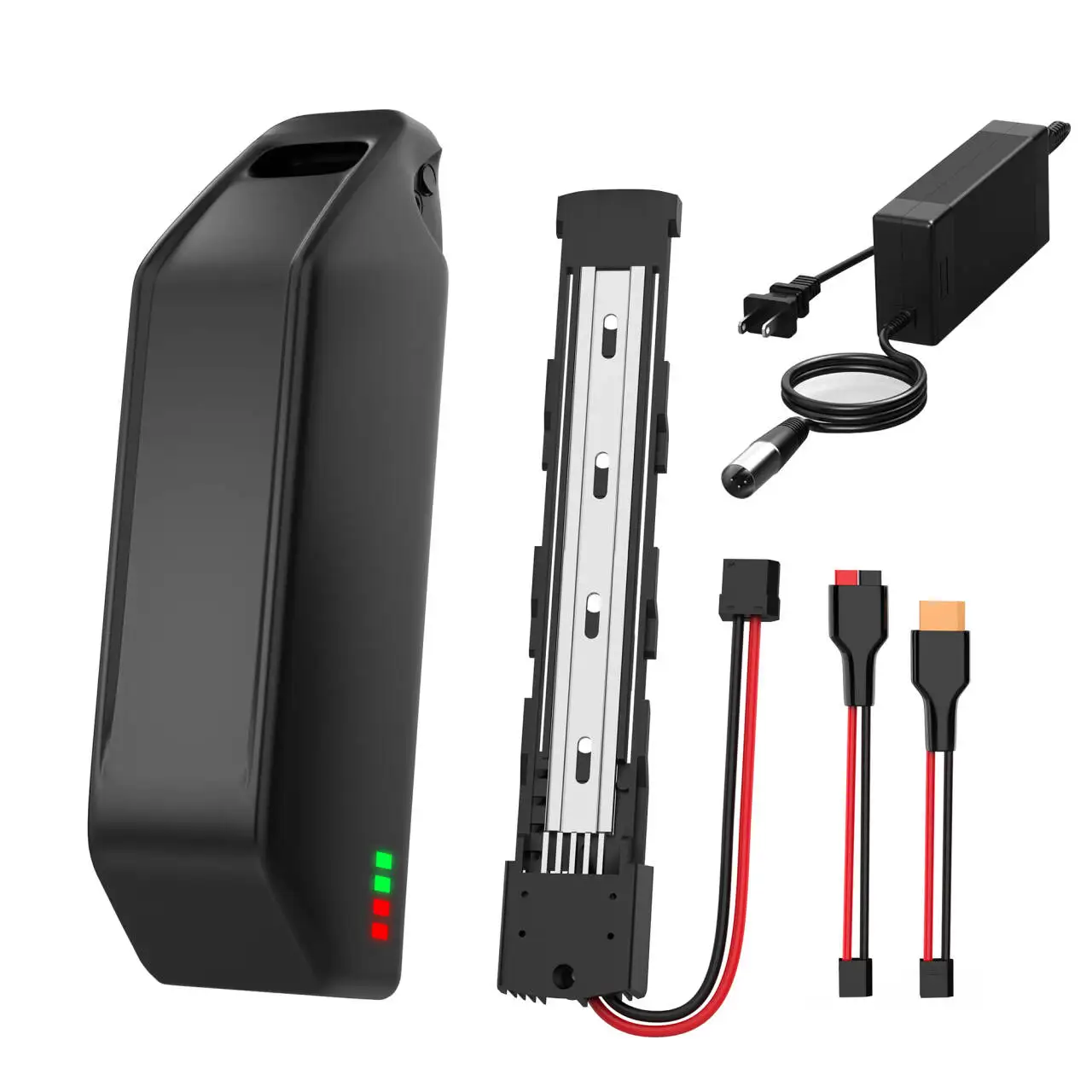52V 20Ah 25Ah Lithium EBike Battery with 21700 Cells 50A BMS 50G Cells & Charger for 100W-2500W Motor