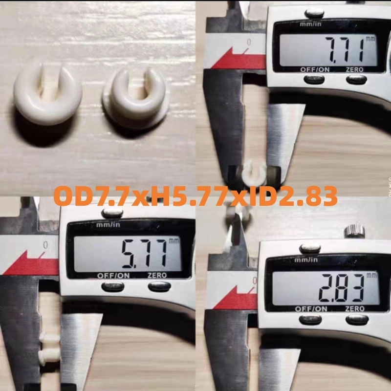 Qipang Ceramic C-shaped Thread Threading Wear-resistantU-shaped Opening Porcelain Eye  ceramic eyelet