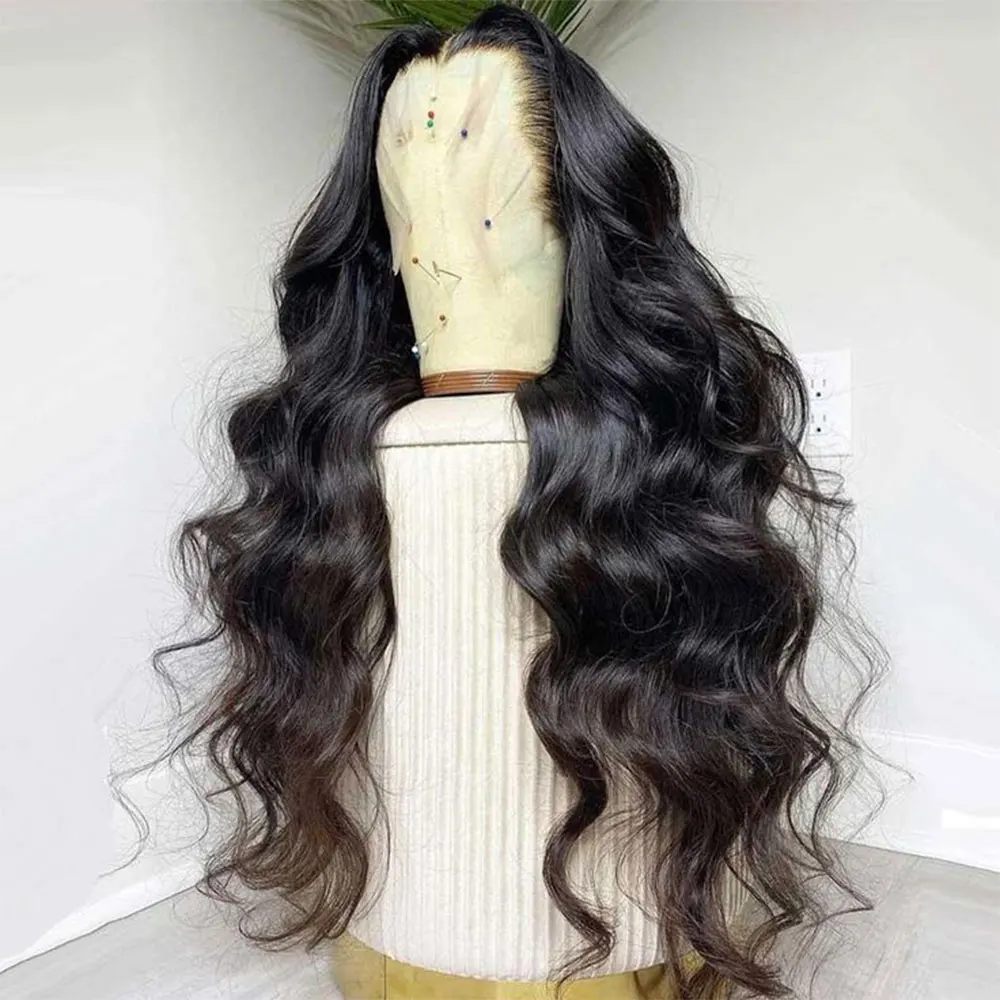 

Women's Wig Clearance Sale 13x4 Body Wave Transparent Lace Front Female Remy Brazilian Hair Pre-Drawn Body Wave 200% Density