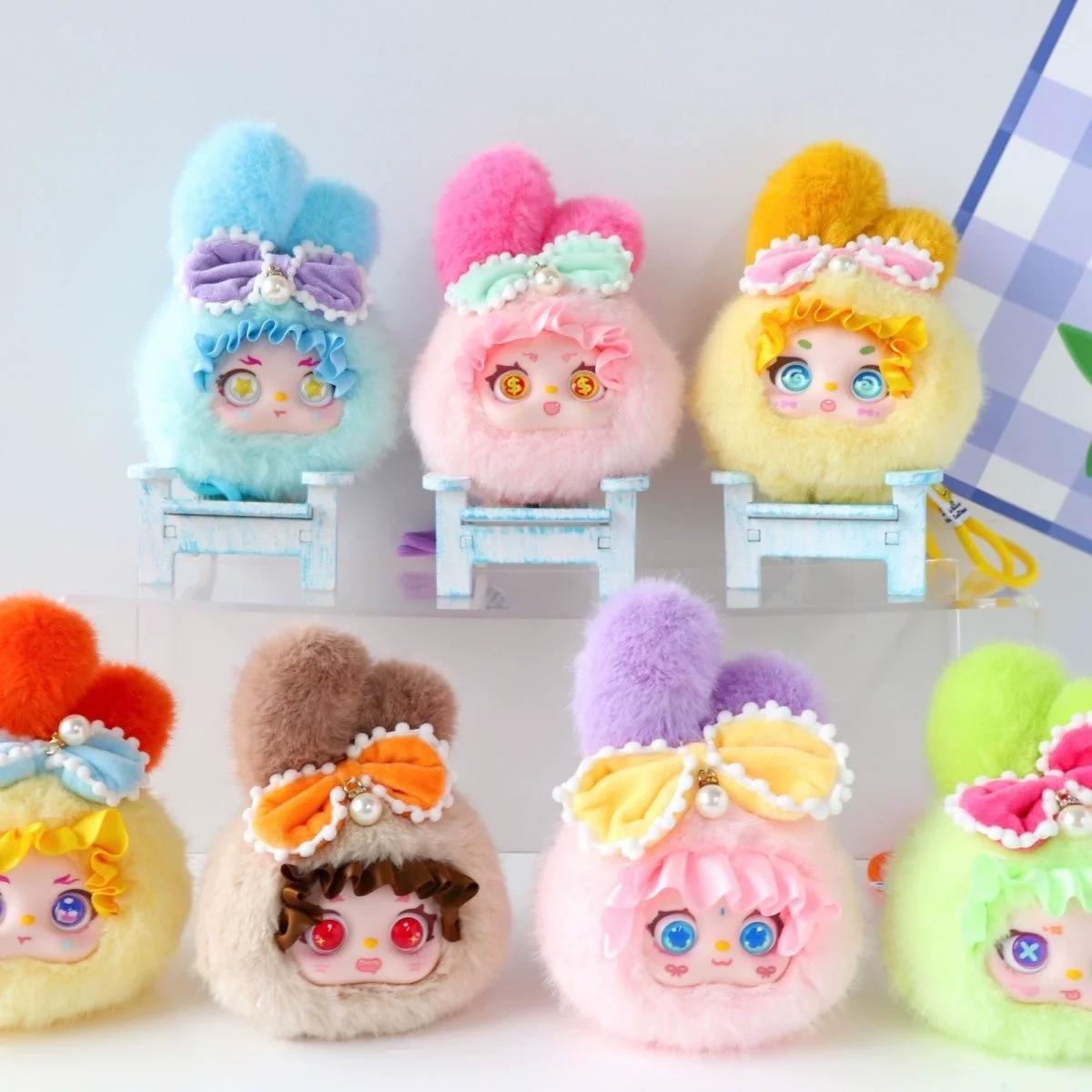 

Original Mystery Box Xivo Sweet Bunny Adventure Series Vinyl Plush Blind Box Doll Toy Ornament Backpack Pendant Cutecollect Gift