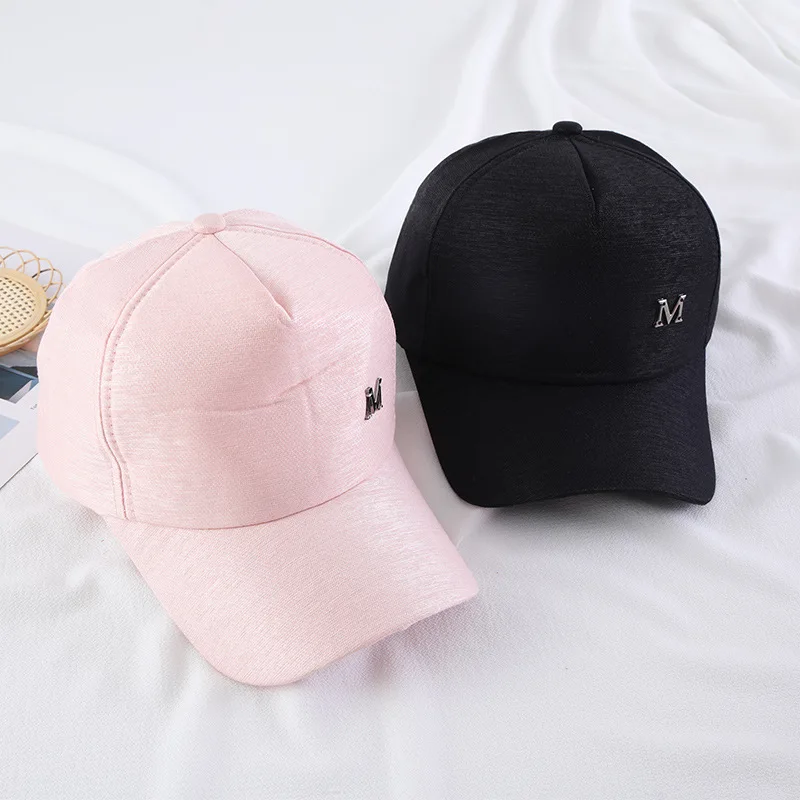 Female 2021M Standard Spring Foldable Peaked Fashion Baseball Cap Travel -Proof Sun Hat Trendy Summer