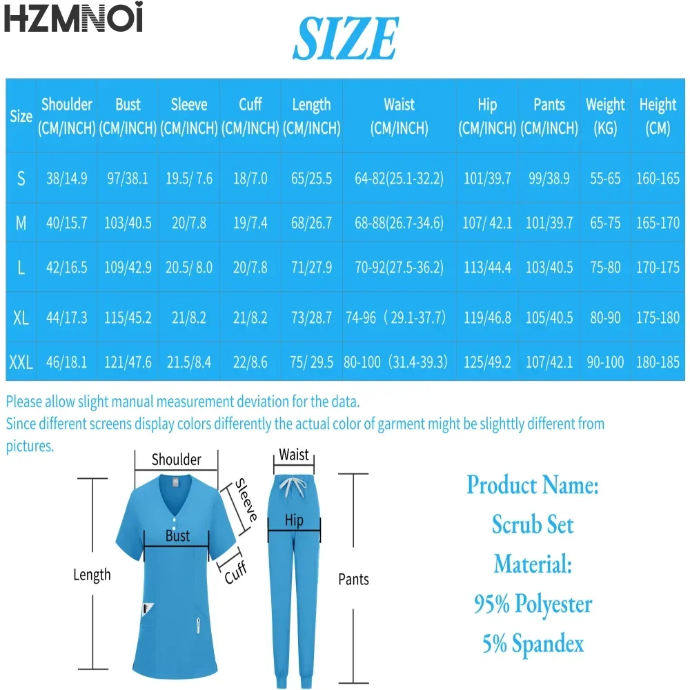 医療スクラブ看護手術用ガウン高品質弾性スクラブヘルスケア薬局無地制服卸売作業服ユニセックス