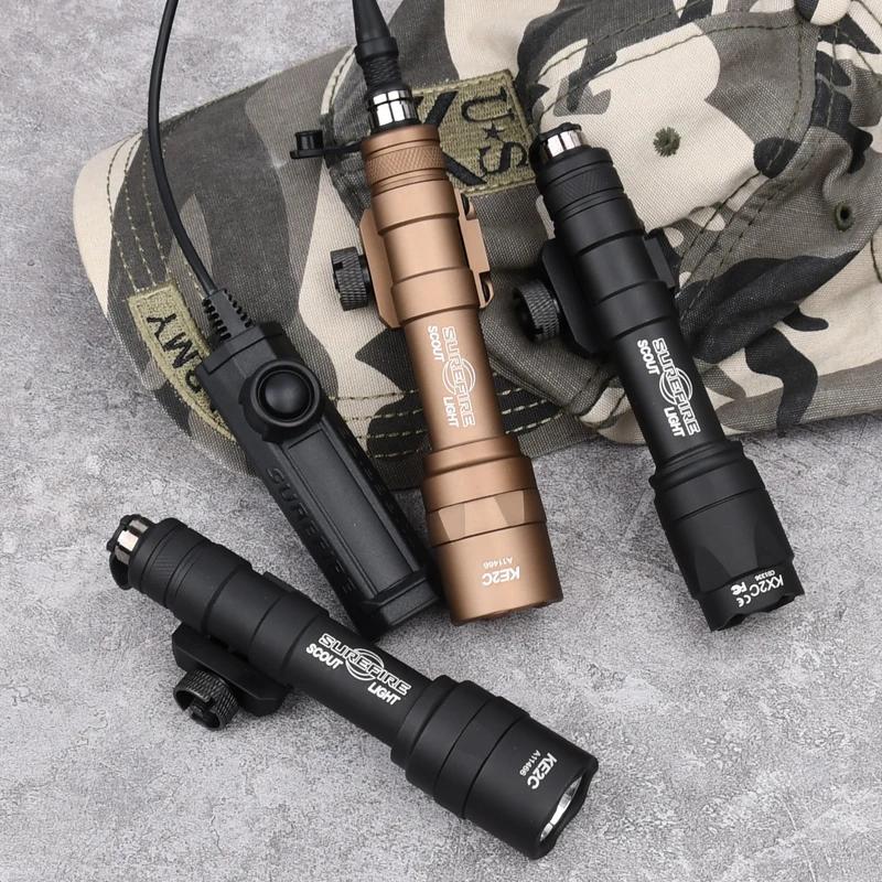 Wadsn Surefir M600 M600C M600U Airsoft Powerful Flashlight Weapon Gun Scout Light Accessories Fit 20mm Rail Hunting Outdoor Hunt