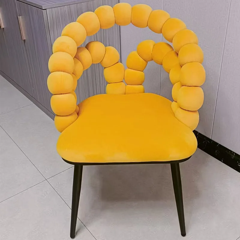 

Flannel sedentary comfortable chair home bar atmosphere decorative chair