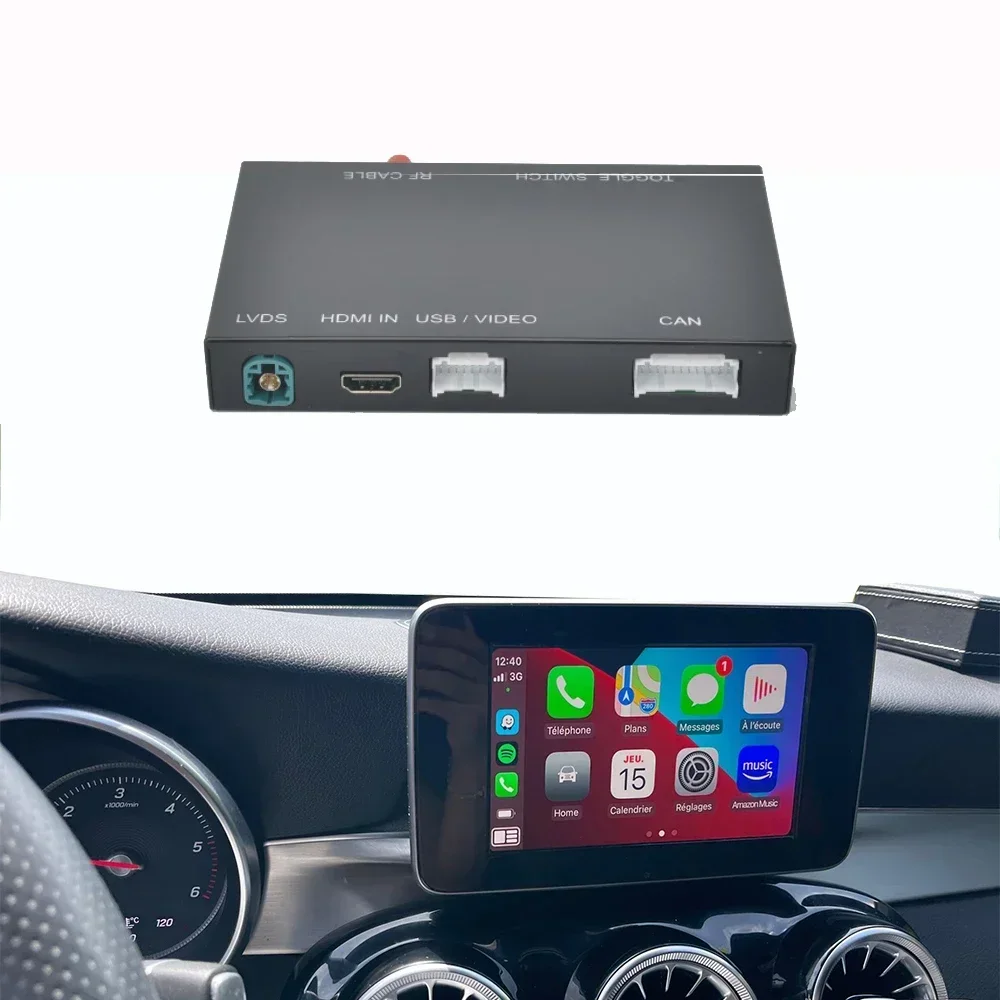 

2025 Hot Sale Wireless Radio CarPlay For Benz C-Class W205 GLC With Android Auto Mirror Link AirPlay Car Play Youtube Function