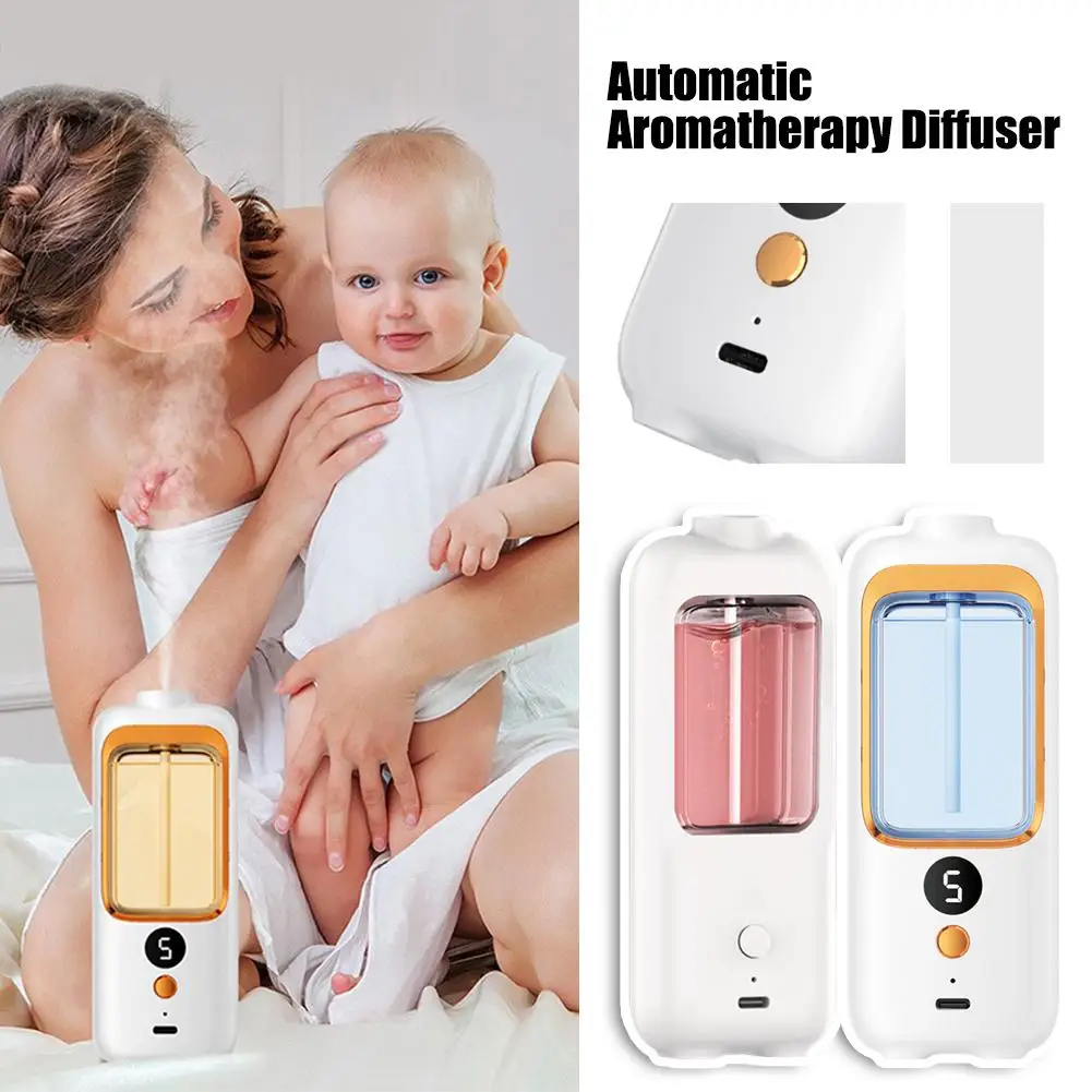 Essential Oils Diffuser Aromatherapy Machine Wall Mounted Air Humidifier Timing USB Household Small Automatic Spray Machine