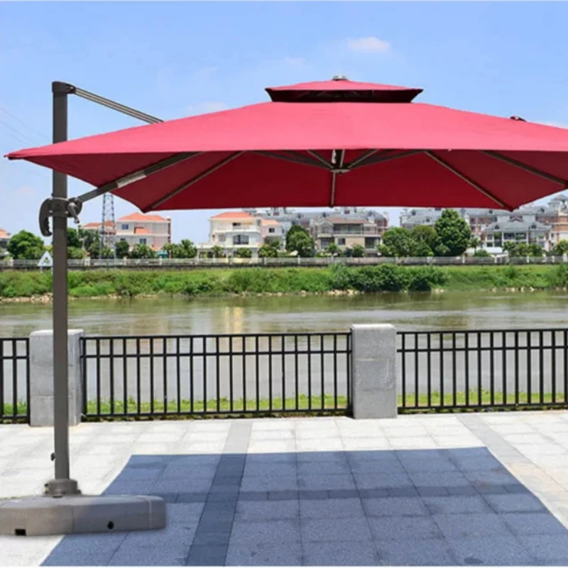 

Roman Creative Outdoor Umbrella Regular Weather Conditions Patio Umbrella Provide Protect Outdoor Furniture Buitenparasol XY40OU