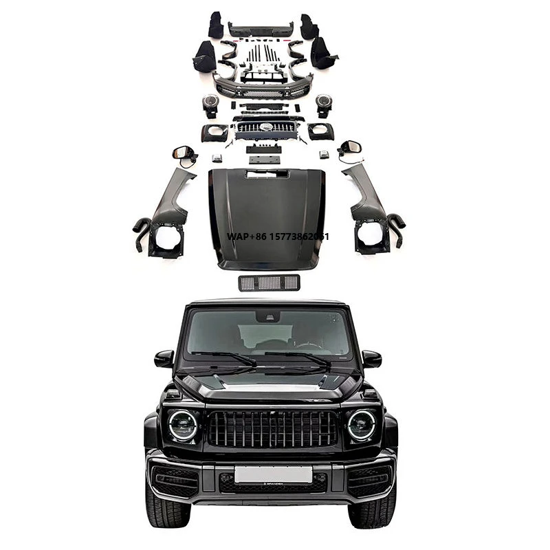 Standard Premium Body Kit With Lights and Side Mirrors for G Class W463 Upgrade to W464 W463A G63 TI Style Body Kit New Full Set