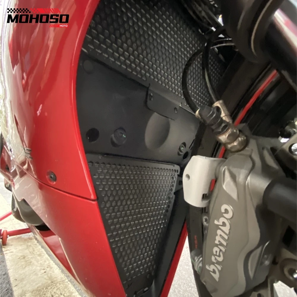 

For Ducati Panigale V2 899 959 Corse 1199 1299 Superleggera R FE Panigale Lower Radiator Grill Cover Oil Cooler Protector Guard