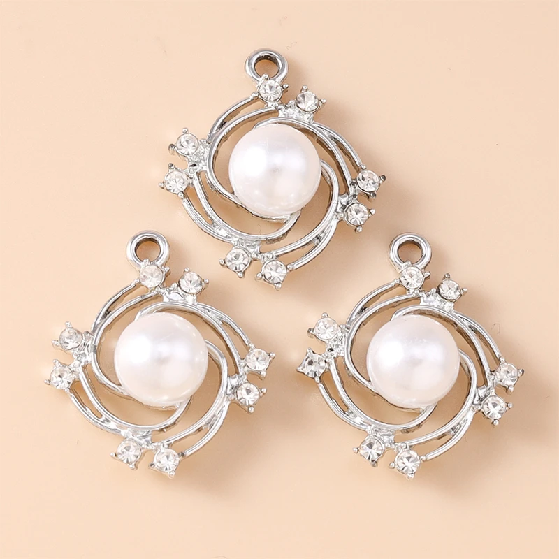 20 Stück 21 x 25 mm niedliche quadratische Kristallperlen-Anhänger für die Schmuckherstellung, Tropfenohrringe, Halsketten, Armbänder, DIY-Bastelbedarf – Detail 4