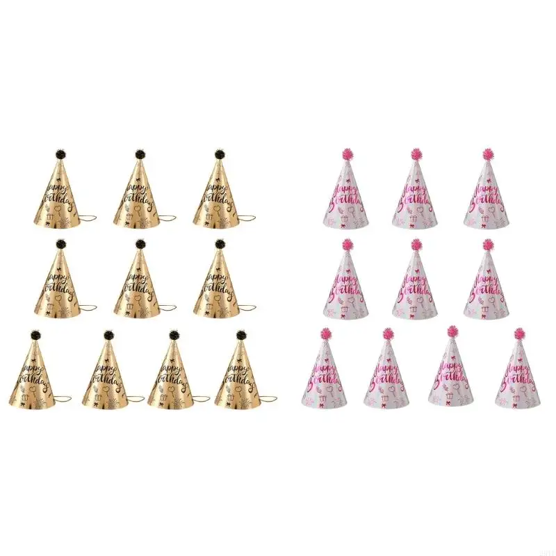 2025 New 10xFoil Cone Shaped Party Hat For Birthdays Holidays And Special Occasion