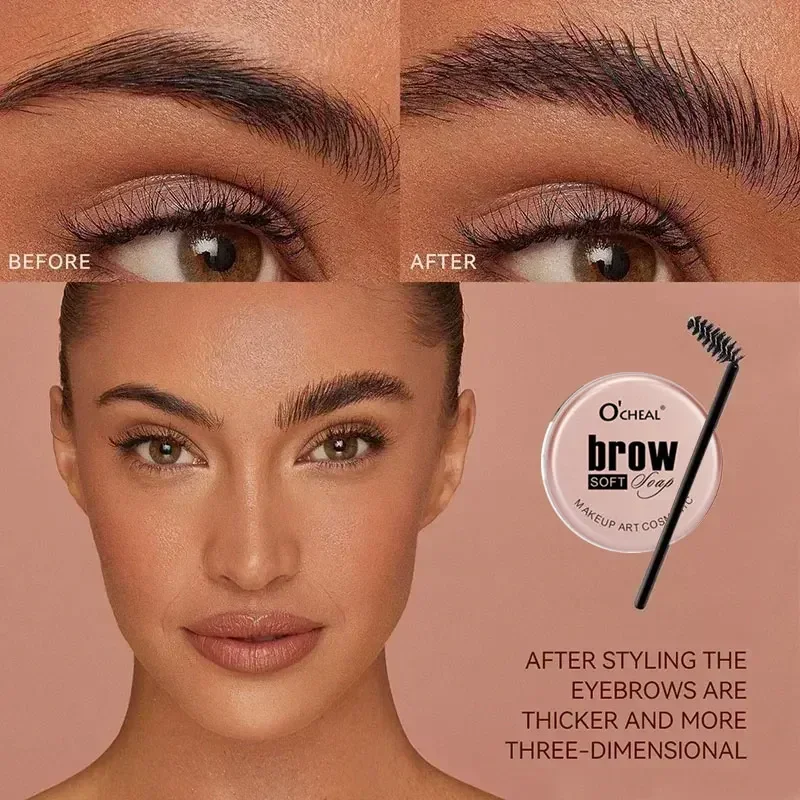 3d sobrancelha estilo creme compõem sobrancelha esculpir sabão natural selvagem sobrancelhas pomada configuração gel cera à prova dwaterproof água de secagem rápida atacado