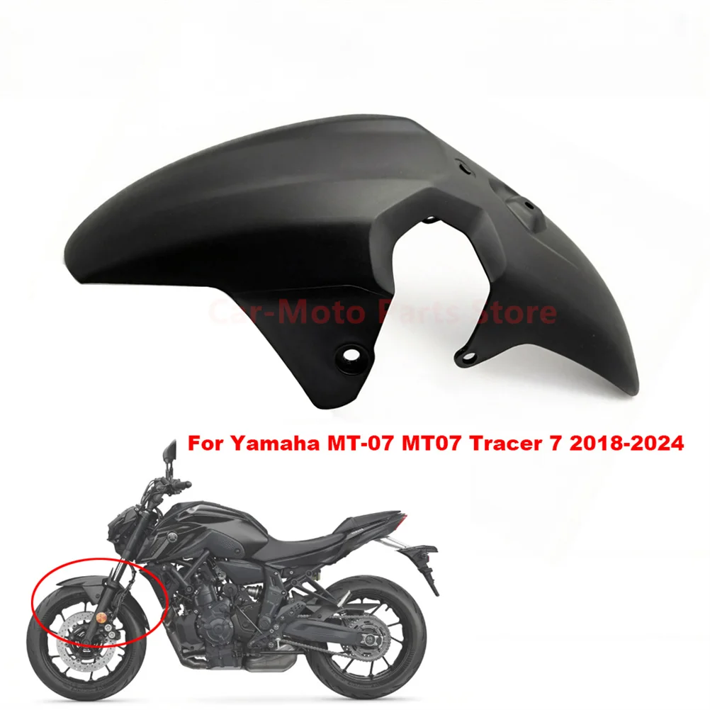 

Motorcycle Front Mudguard Splash Guard Frame For Yamaha MT-07 MT07 Tracer 7 2018 2019 2020 2021 2022 2023 2024 (Matte Black)