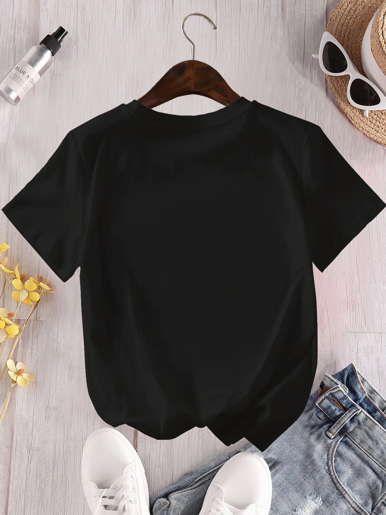 Camiseta con estampado de trébol de mariquita de la suerte para mujerTop de manga corta con cuello redondo camisetas gráficas