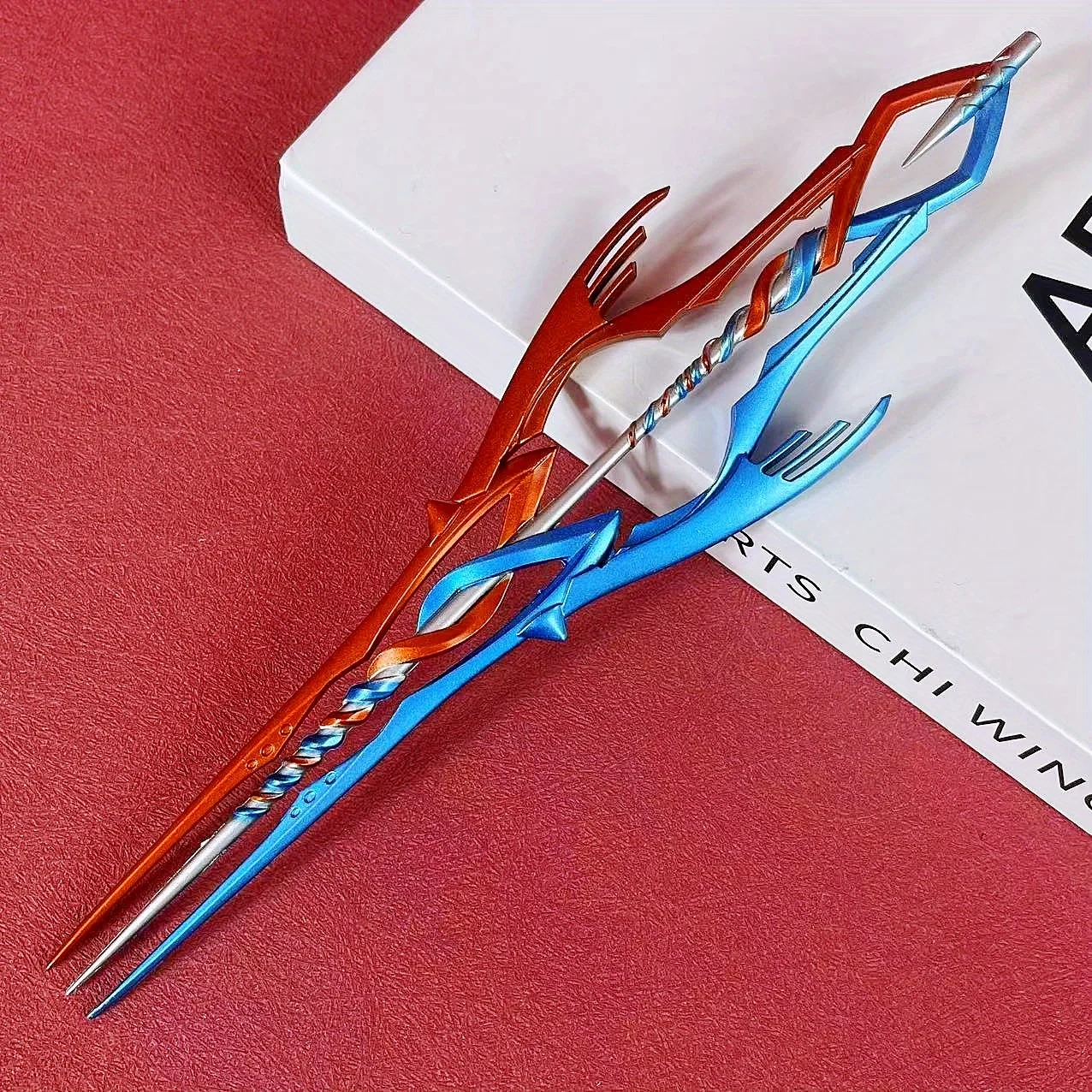 8.3inch EVA Spear of Longinus Katana Mini Asuka Meatal Anime Cosplay Prop Real Japanese Sword Original Samurai Sabre Toy Gift