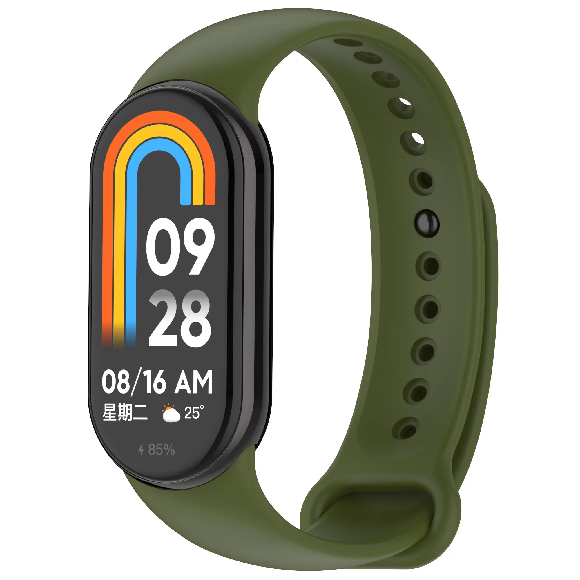 Weiches offizielles Silikonarmband für Xiaomi Mi Band 10, Sport-Smart-Armband, Armband, Mi Band 8 9, Ersatzband, Zubehör, Gürtel