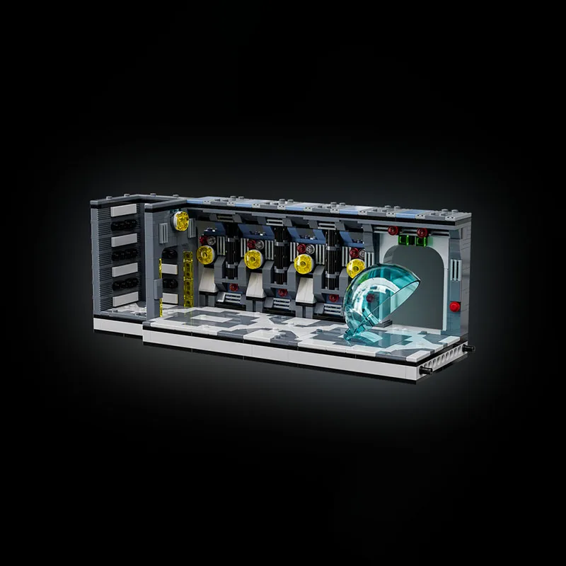 Prachtig nieuw product MOC-bouwstenen Filmscène Model Gang Campagne Technologie Modulair kinderspeelgoed Cadeau DIY-set