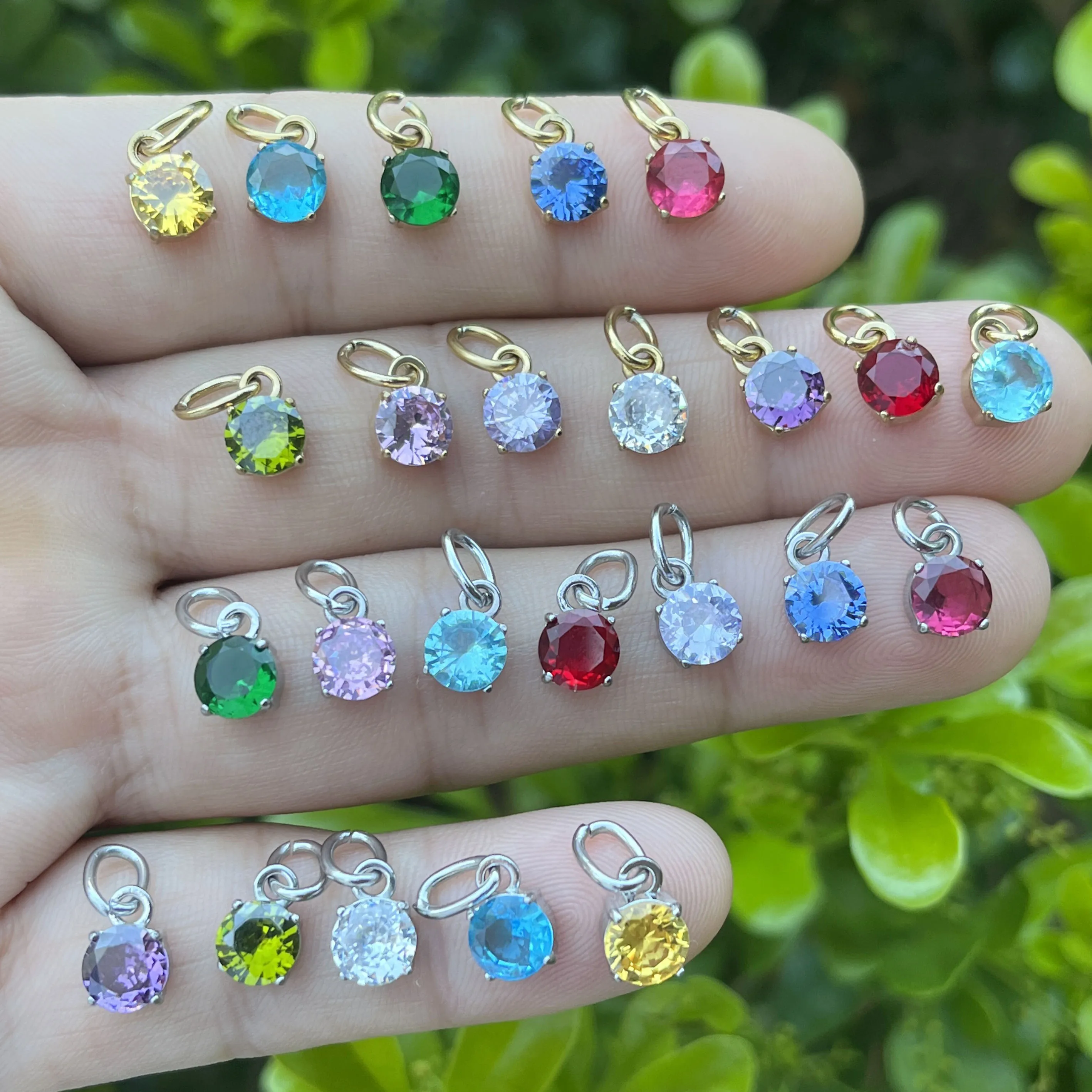 

10 шт./пакет, популярный кулон из нержавеющей стали, браслет, ожерелье, комплект, циркониевые подвески для свадьбы, косплея, вечеринки, сделай сам, ювелирные изделия, подарок