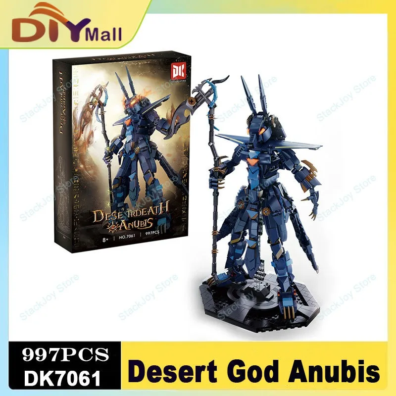 

New Anubis Desert Reaper Mecha Building Blocks Assembled Robot STEM Educational Toy Collection Birthday Gift for Children's MOC