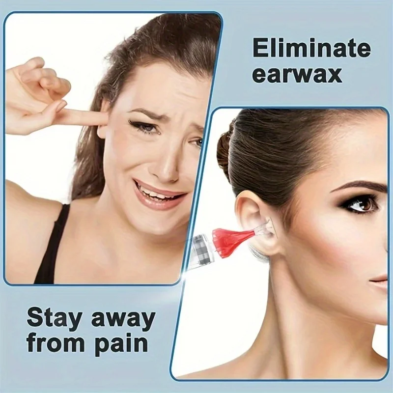 مجموعة أدوات شطف شمع الأذن مع فوهة طرف بديلة لحقنة الأذن، مجموعة أدوات تنظيف الأذن لإزالة شمع الأذن، منظف الأذن