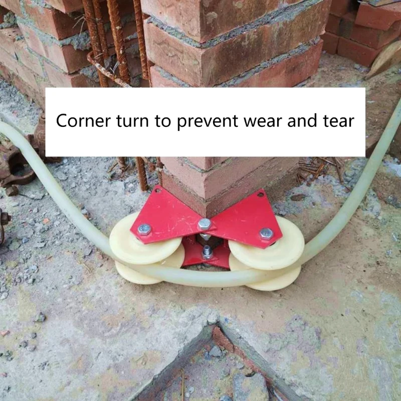 Rope Retract Protect Pulley Labor-saving Rope Anti-wear Wheel Cable Pulley Sling