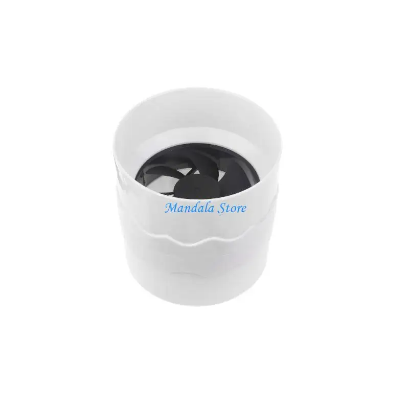 U2JC 4 Inch Exhaust Fan Home Quiet Inline Duct Fan Industrial Fan Bathroom Kitchen Ventilation Fan for Bathroom Kitchen