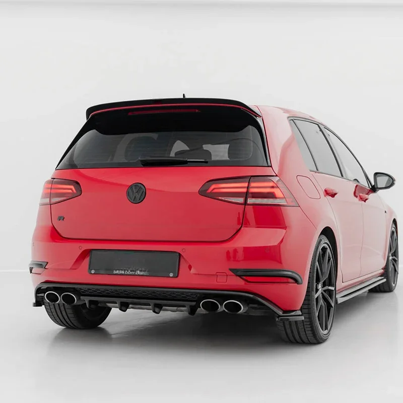 ماكستون نمط الخلفي سبويلر تمديد لفولكس واجن جولف 7 R/R-Line/GTI 2013-2019 سيارة الخلفي الجذع سقف الشفاه سبويلر غطاء ضبط