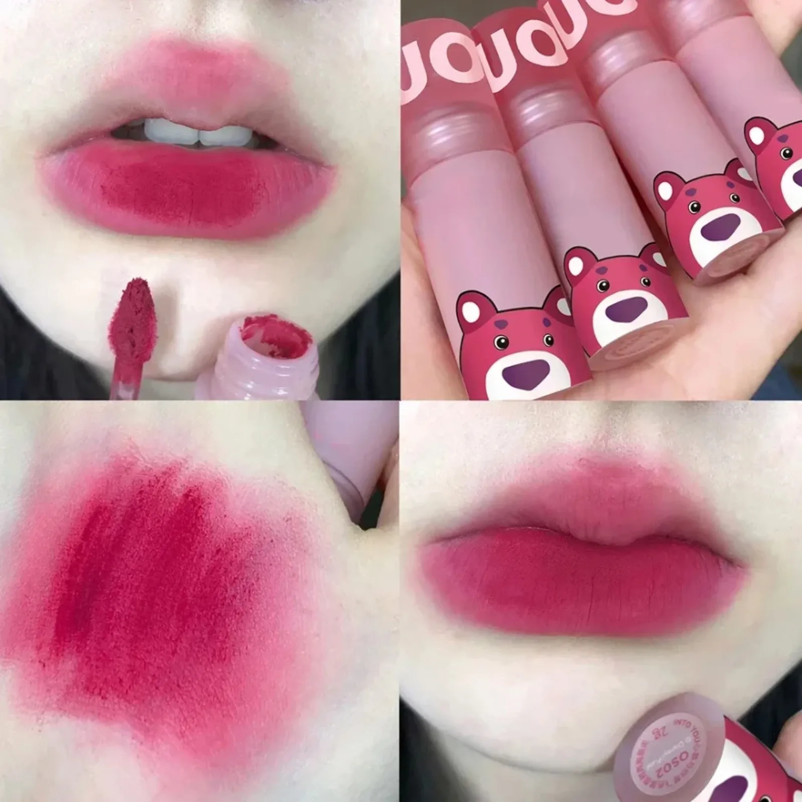 Impermeável Lip Gloss De Longa Duração, Veludo Tint, Nude Matte, Batom De Chocolate, Esmalte Vermelho, Coreano Maquiagem Cosméticos