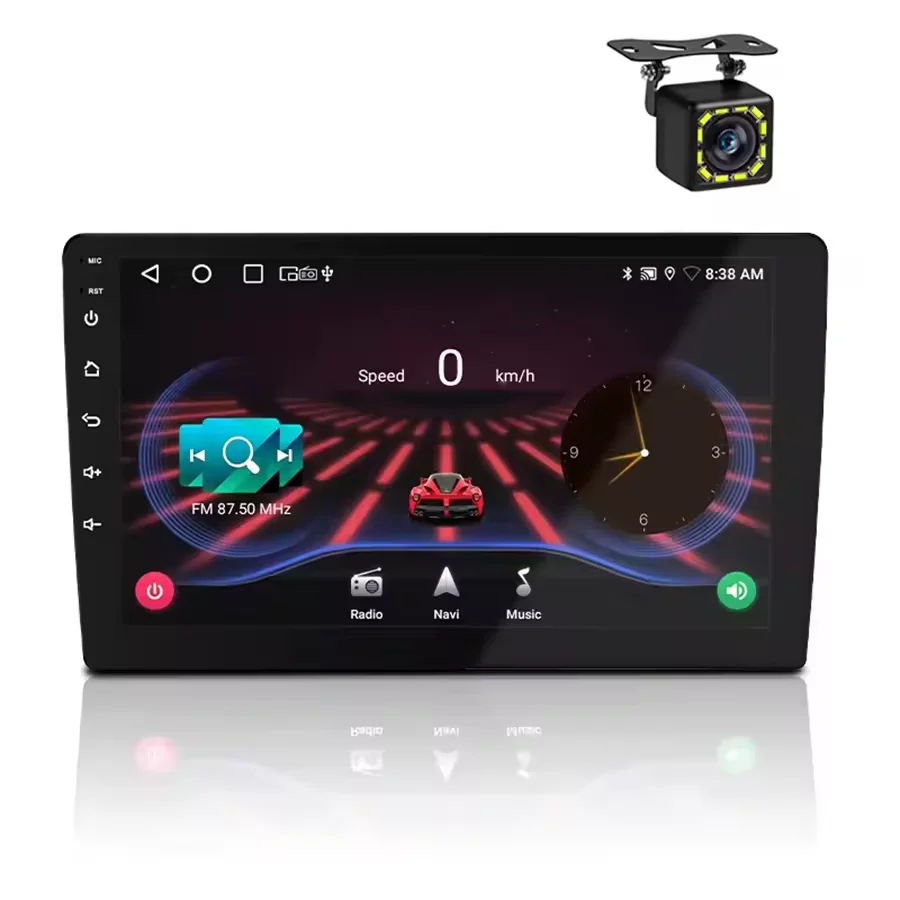 

Cheap Price 9 inch screen car monitor car play radio play fm gps touch screen 2 din android car radio