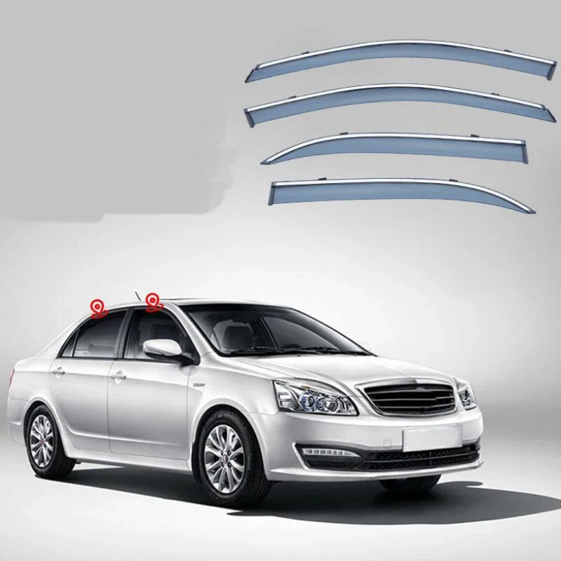 

Window Visor Car Rain Guard Side Window Deflector Car Rain Visor For Geely Englon SC7 2010 2011 2012 2013 2014 2015 2016 -2019