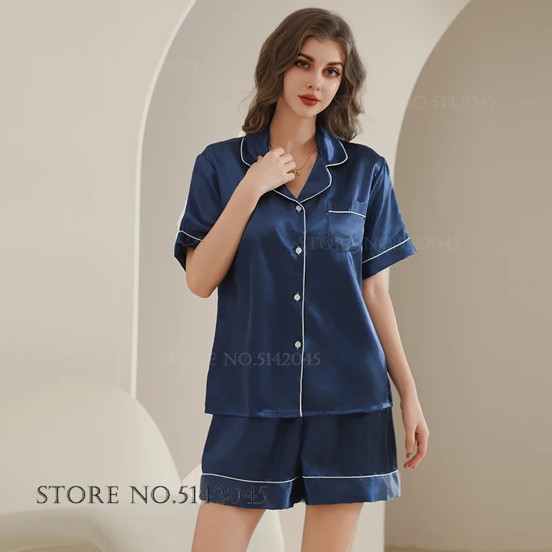 Bridal Bridesmaids Wedding Pajamas Set Female Trouser Suits Spring New Sleepwear Pyjama Loose Casual Satin Homewear Lounge Wear