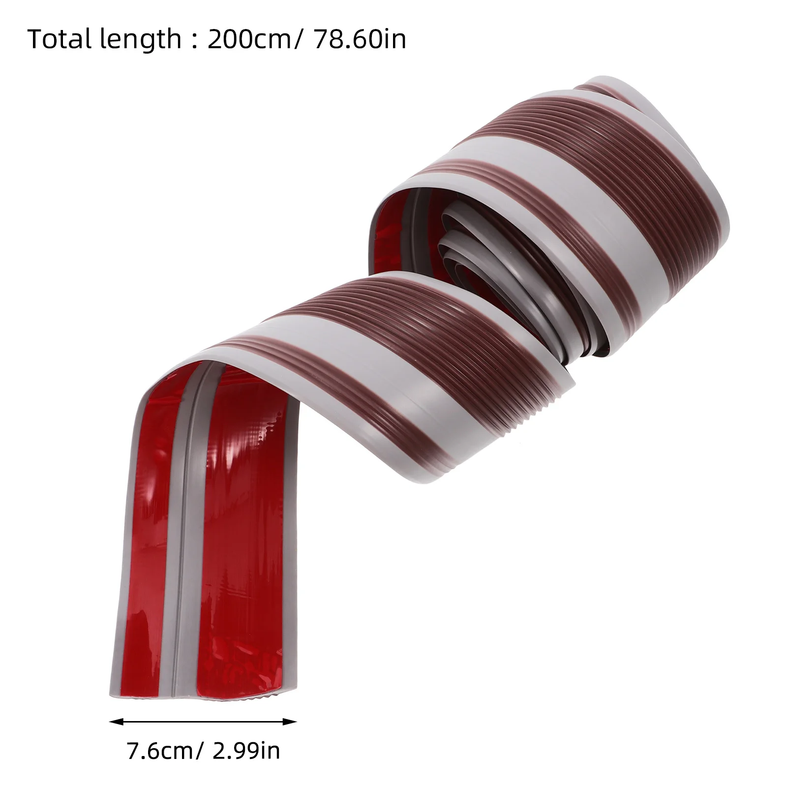 2M Anti Slip Stair Strips Non Slip Edge Protector Self Adhesive Pvc Tread Trim For Kindergarten School Home Stair Nosing