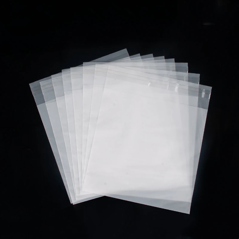TETP Frosted CPE Self Adhesive Bag Soft Jewelry Accessories Digital Electronic Product Charging Cable Packaging Storage Thicken