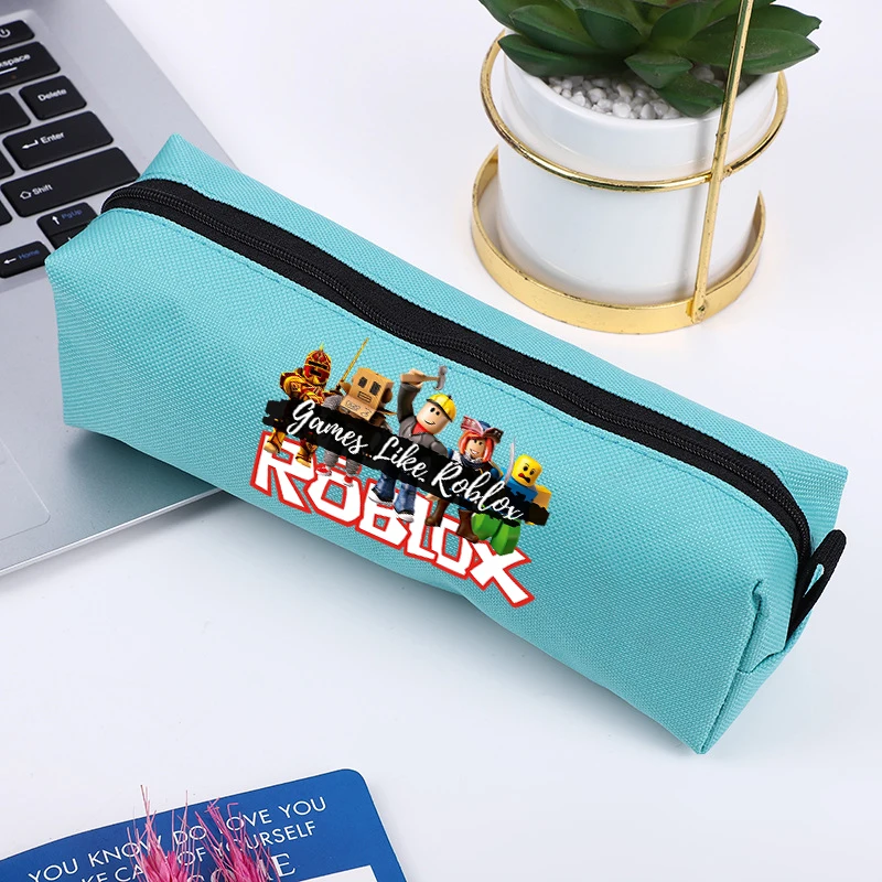 Hot Roblox astuccio gioco Anime studente prodotti ragazza ragazzo astuccio borsa grande capacità astuccio portamatite forniture di cancelleria regalo