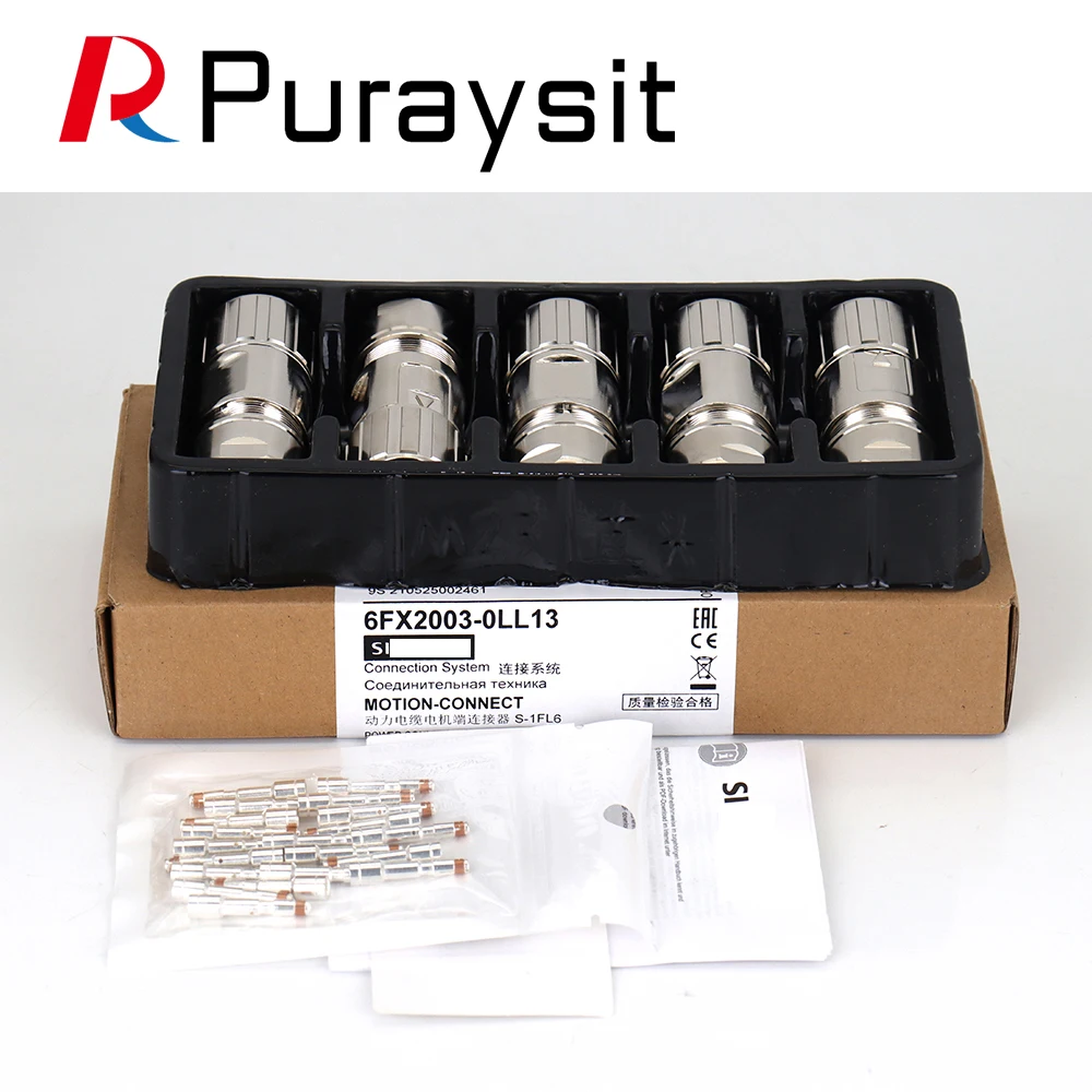 Puraysit original V90 High Inertia Servo Motor Plug 6FX2003-0SL13 6FX3002-0SL13 6FX2003-0DB11 6FX2003-0LL53