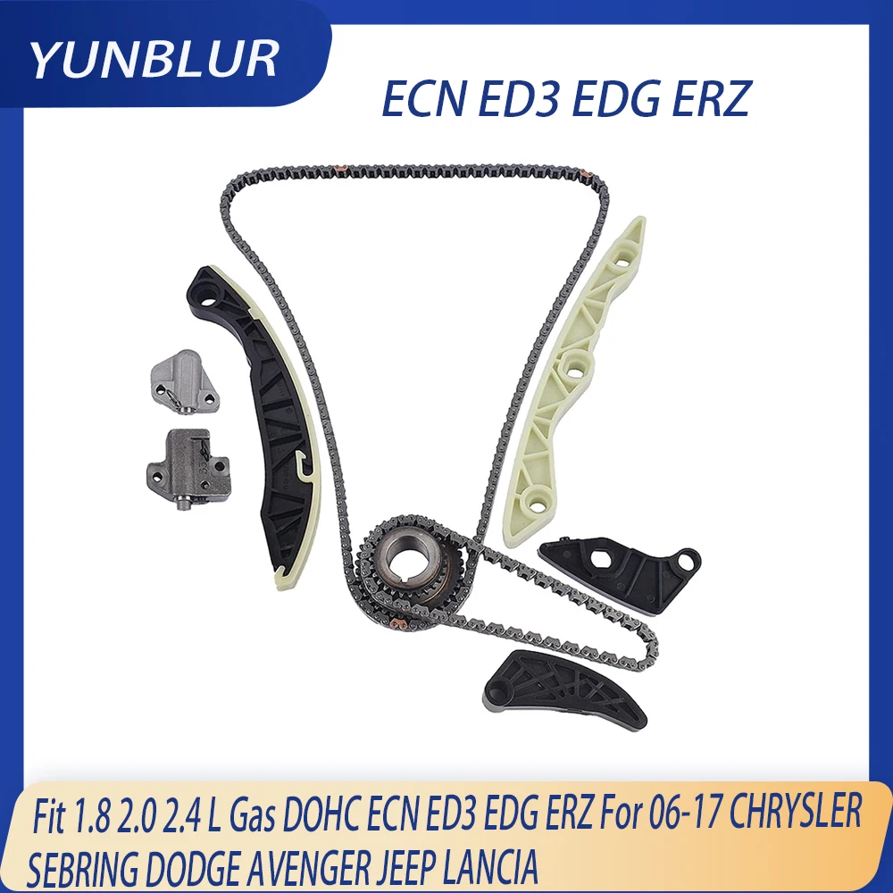 

Engine Parts Timing Chain Kit Fit 2.0 2.4 L Gas DOHC ECN ED3 EDG ERZ For 06-17 CHRYSLER SEBRING DODGE AVENGER JEEP LANCIA