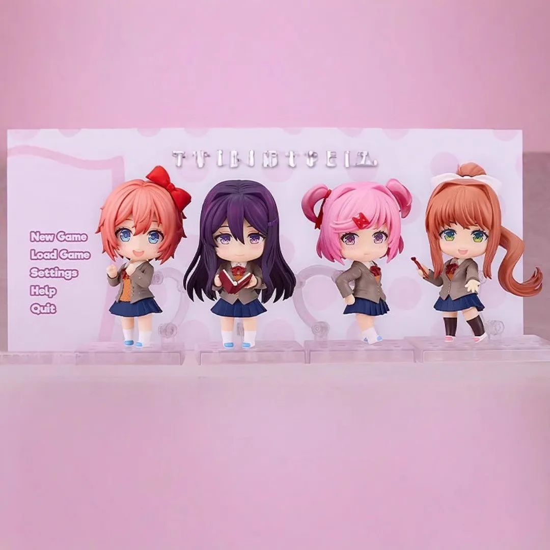 2026 Literature Club Club Natsuki Monika Sayori Yuri 10cm Action figure toys collection doll Christmas gift with box