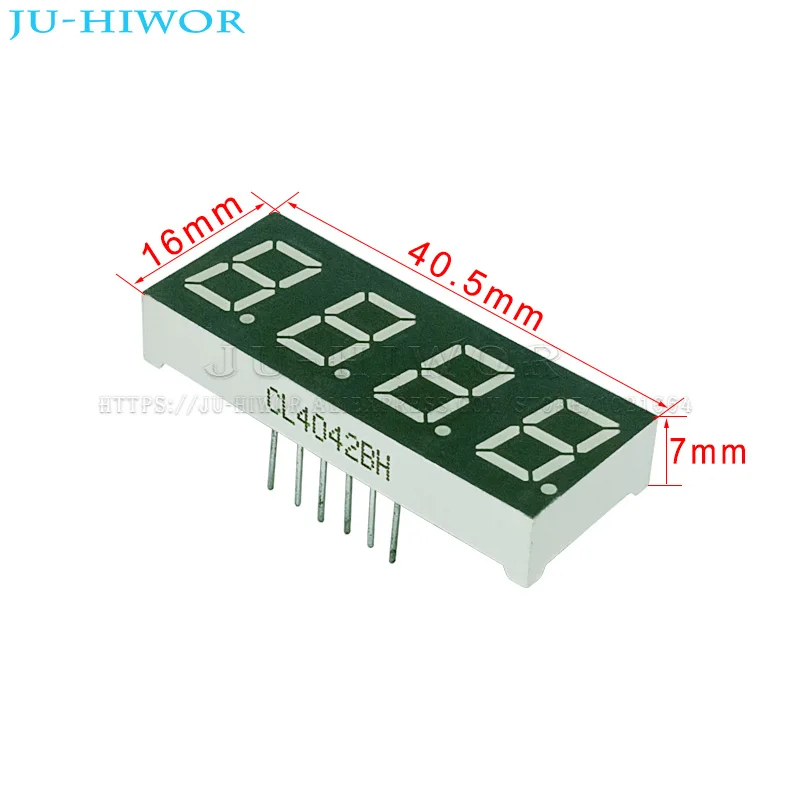 5pcs 0.4 Inch 12Pins C-C 4401AS C-A 4401BS 4 Digits Bits 7 Segment Red LED Digital Display Digitron Common Anode Cathode