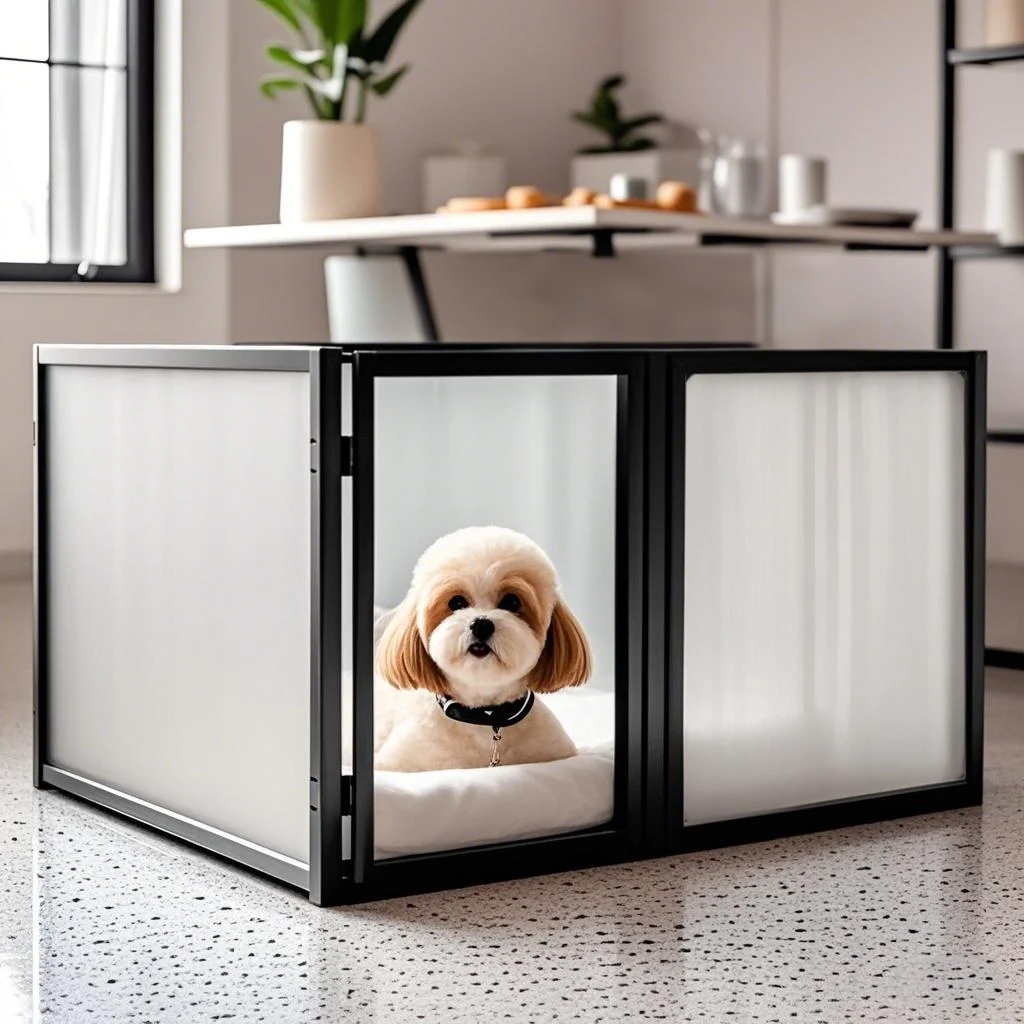 

New In 2025 Indoor Pet Cage Free Combination With Door Guardrail And Dog Fence