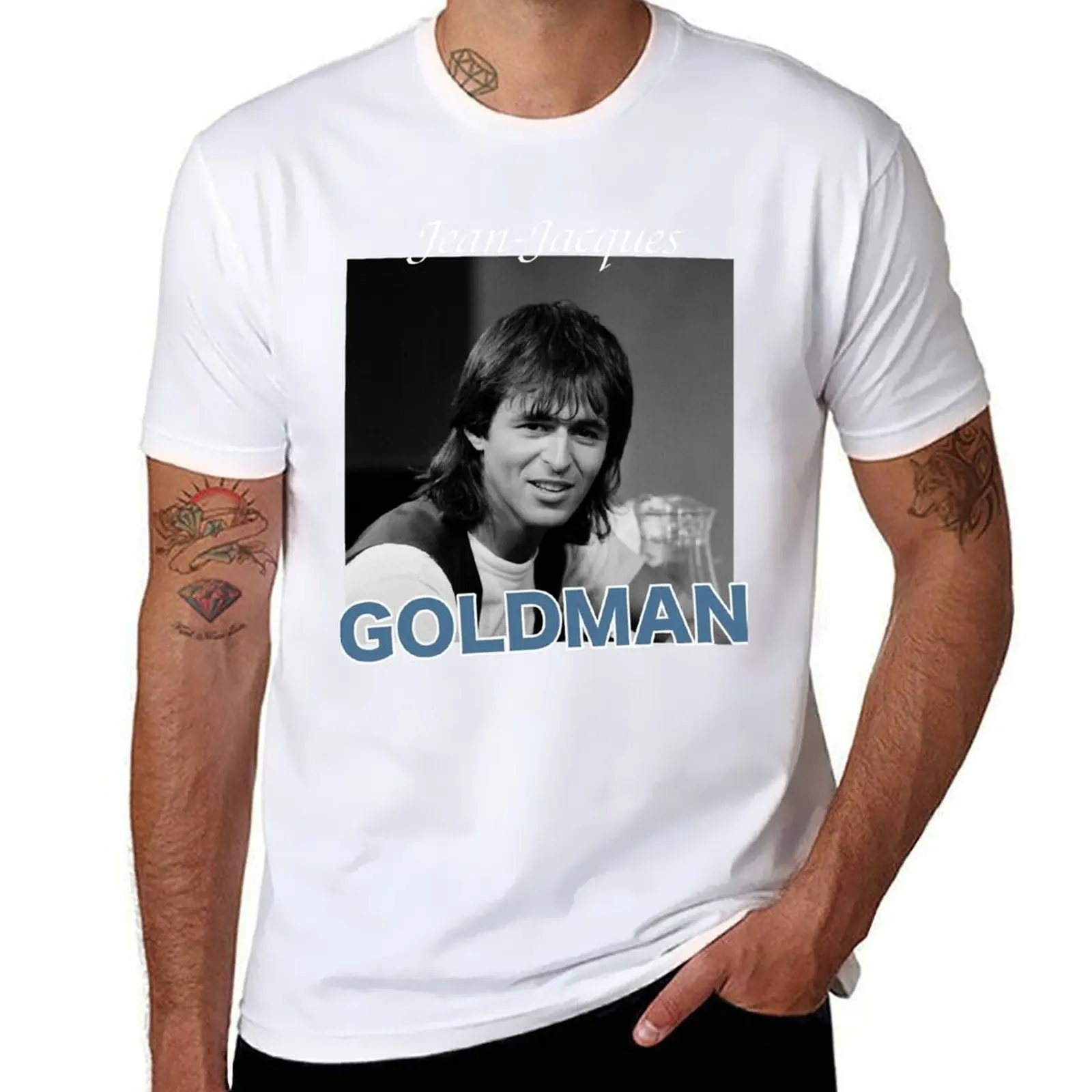 

Футболка Jean-Jacques Goldman, мужские футболки для мужчин, повседневные забавные футболки, мужская футболка