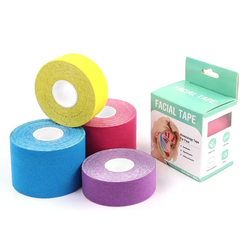 Kinesiology Tape for Face V Line and Neck Eyes Area Lifting Wrinkle Remover Breathable Sports Muscle Waterproof Tape Skin