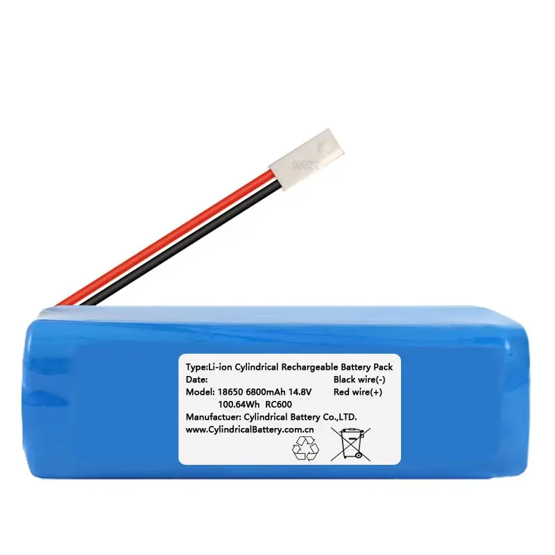 14.8V 6800mAh 18650 bagian baterai Lithium isi ulang