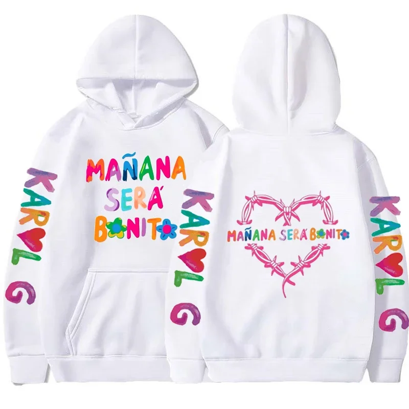 2023 Hot Karol GG Hoodie Manana Sera Bonito Print Hoodie Bichota Loose Casual Sweatshirt ,Karol-G Gift,Y2k Fleece Hoodie ,Unisex