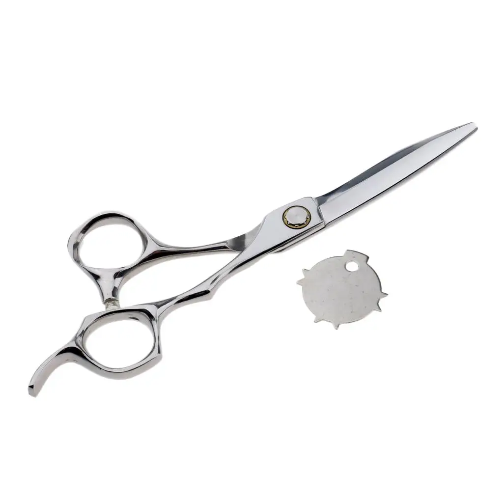 

Silver Salon Hair Cutting Scissors Stainless Steel Durable Barber Equipment for Adults and Stylist Hairdresser Tools