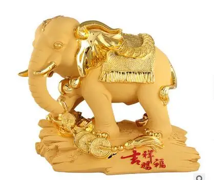 Elephant furnishing guest home office decoration crafts wholesale opening housewarming gift wealth glory elephant