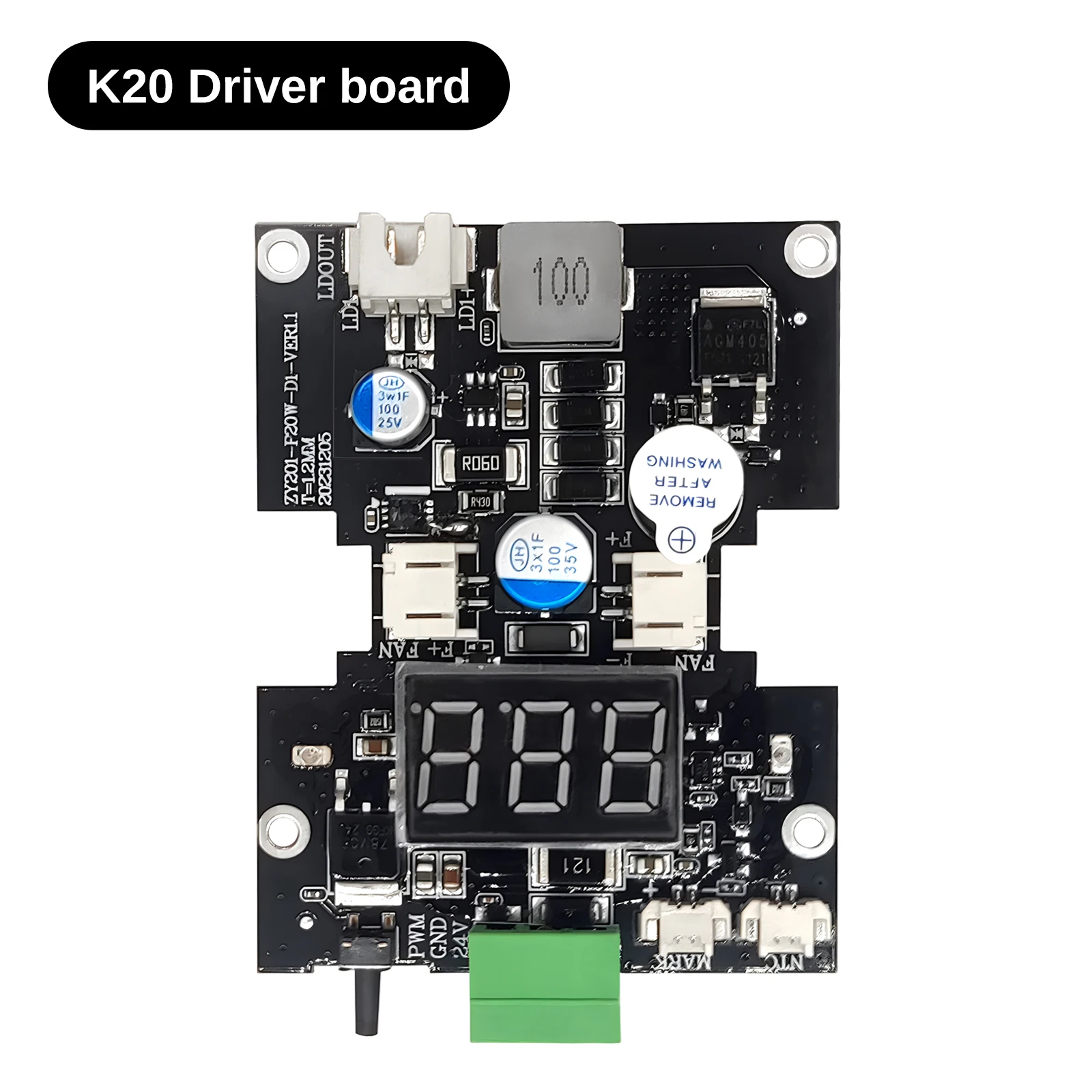 LASER TREE K20 K30 K40 K60 Laser Module Accessories Driver Board Fan for Laser Head